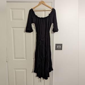 Spirit black renaissance peasant dress size plus 1X